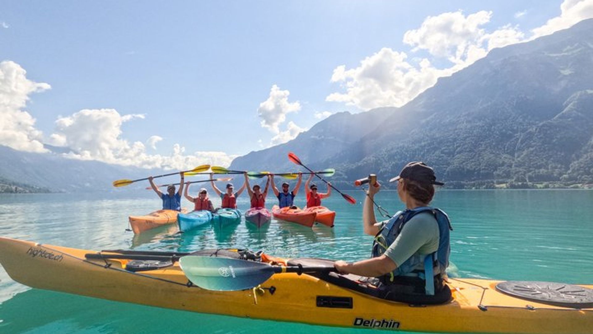 Tour en kayak sur les eaux turquoise du lac de Brienz