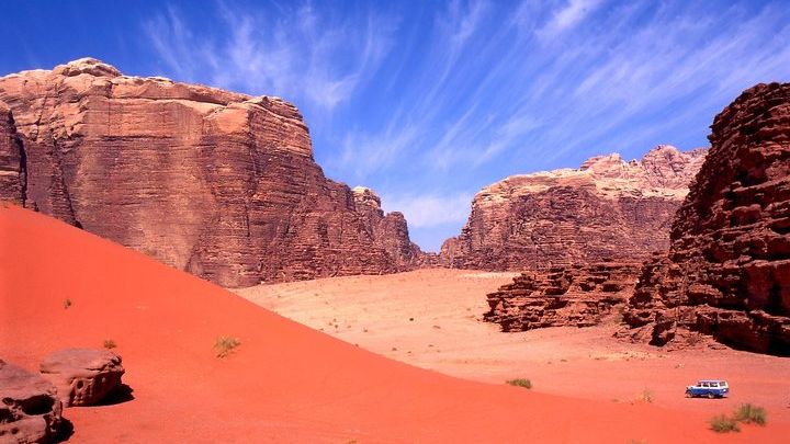 Wadi Rum Half-Day Jeep Tour with Sandboarding