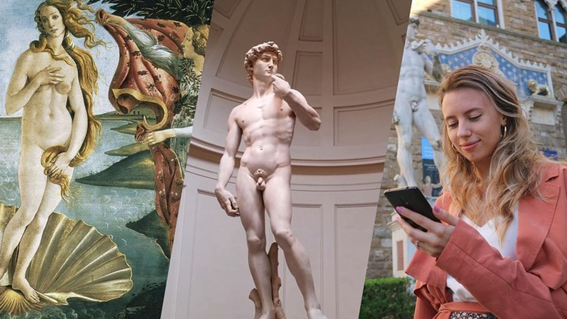 Florence Accademia & Uffizi Gallery Pass & Audio Tour on Mobile App