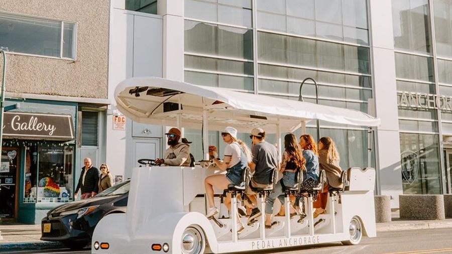 Anchorage: Downtown Electric Pedal Vehicle Party Tour