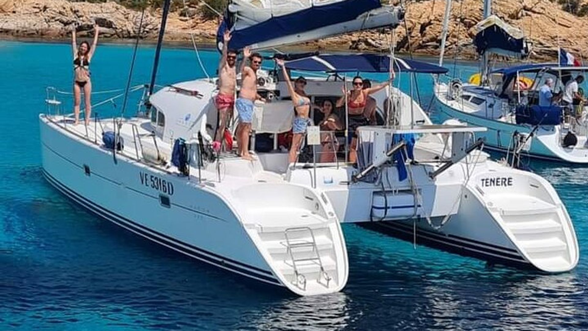 La Maddalena Archipelago Catamaran Tour