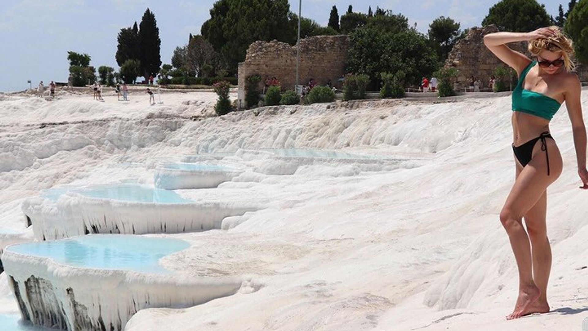 Ab Antalya: Tagestour nach Pamukkale und Hierapolis