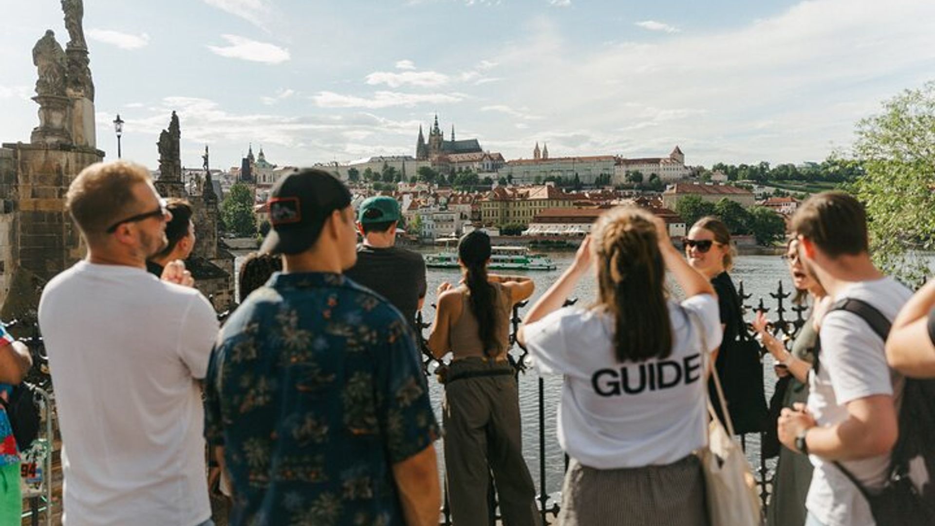 Prague Charles Bridge and River Cruise Guided Walk Group Tour