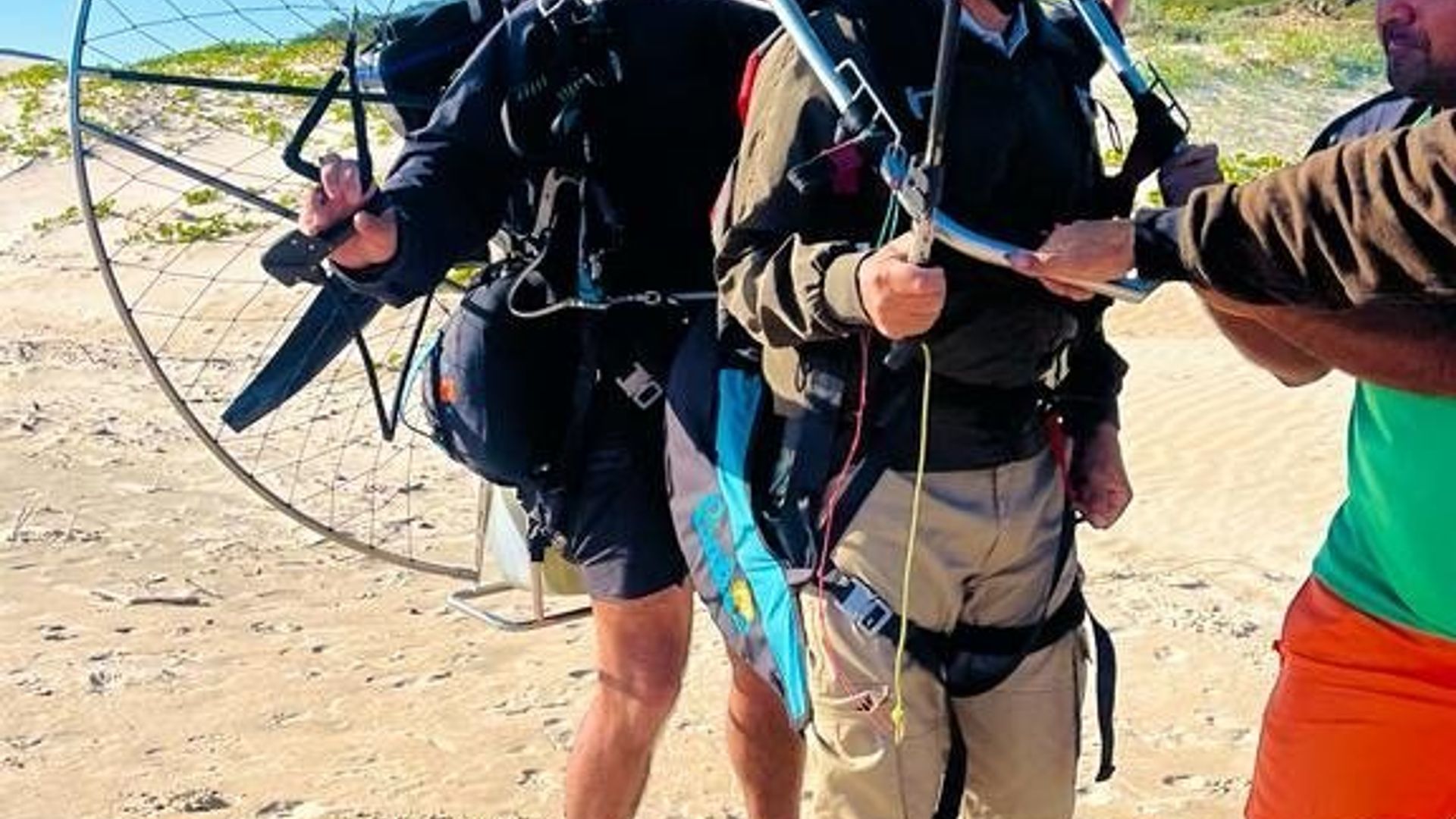 Vol en paramoteur tandem à Florianópolis, Brésil