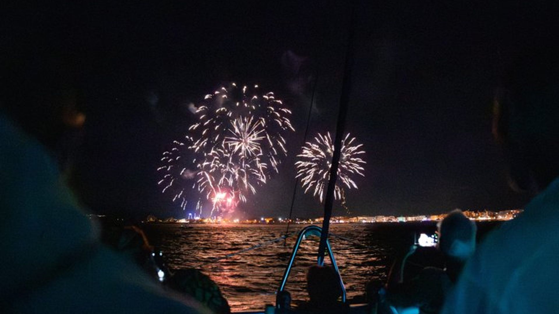 Saint-Raphaël, Fuegos artificiales en el mar