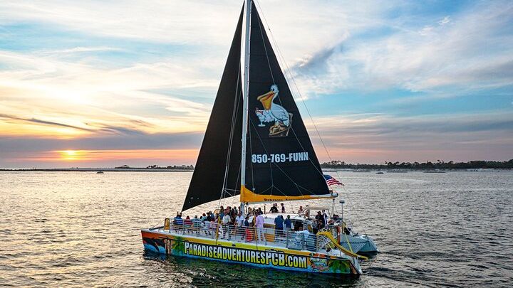 Sunset Dolphin Sail Aboard the Privateer Catamaran