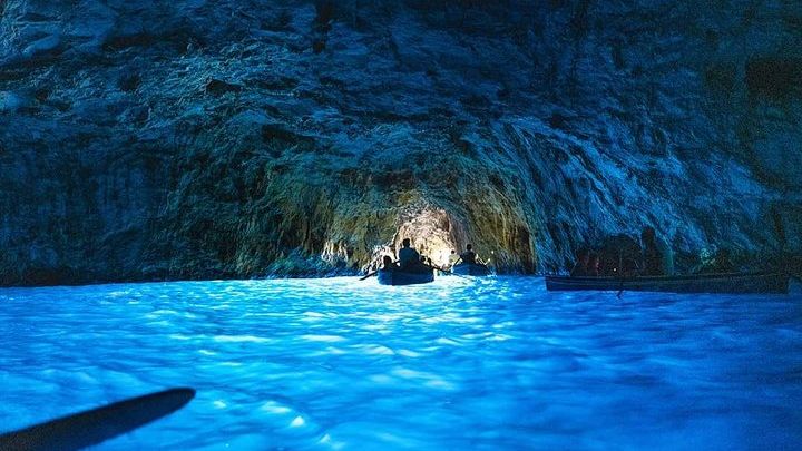 Private boat tour of Capri with a stop at the Blue Grotto