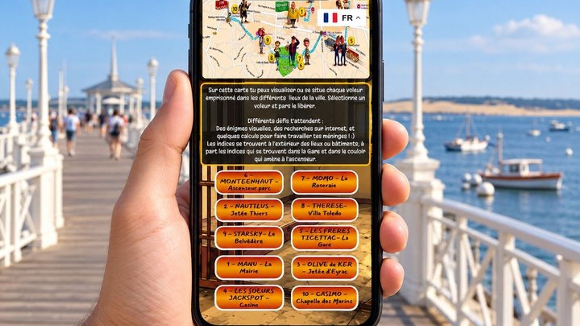 Arcachon : Chasse au trésor Jeu de découverte sur smartphone