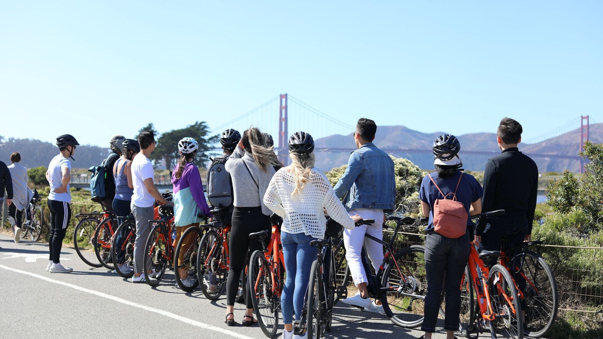 Golden Gate Bridge guided bike tour image 3