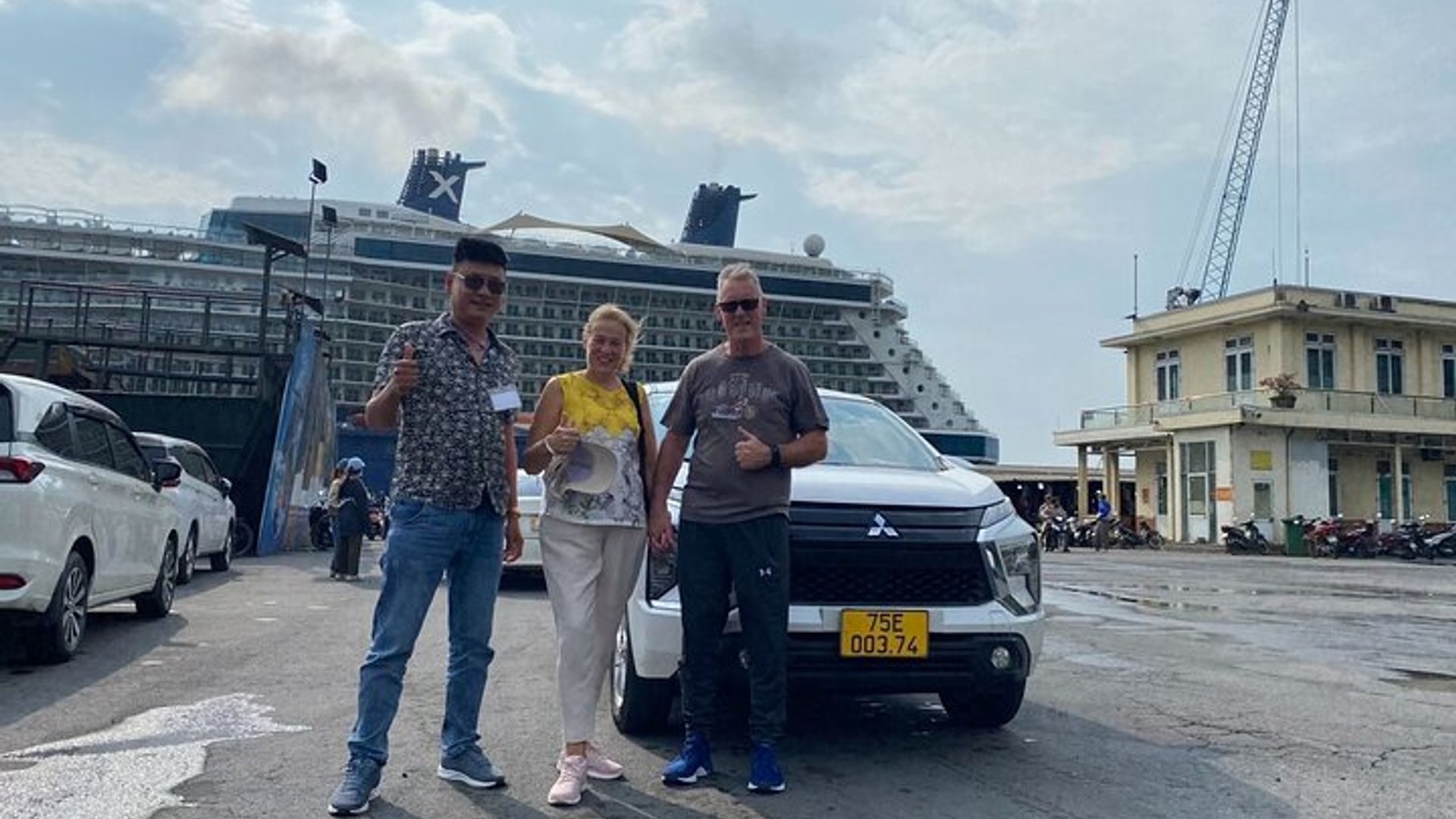 Chan May Port to Golden Bridge or Hoi An by Private Car