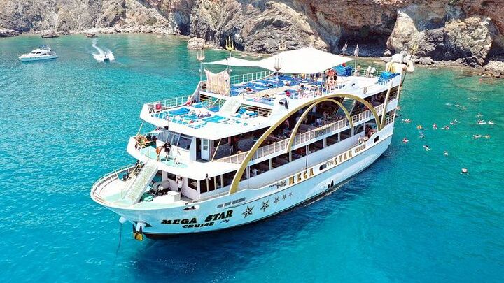Antalya Mega Star Cruise with Lunch, Foam Party, and Transfers