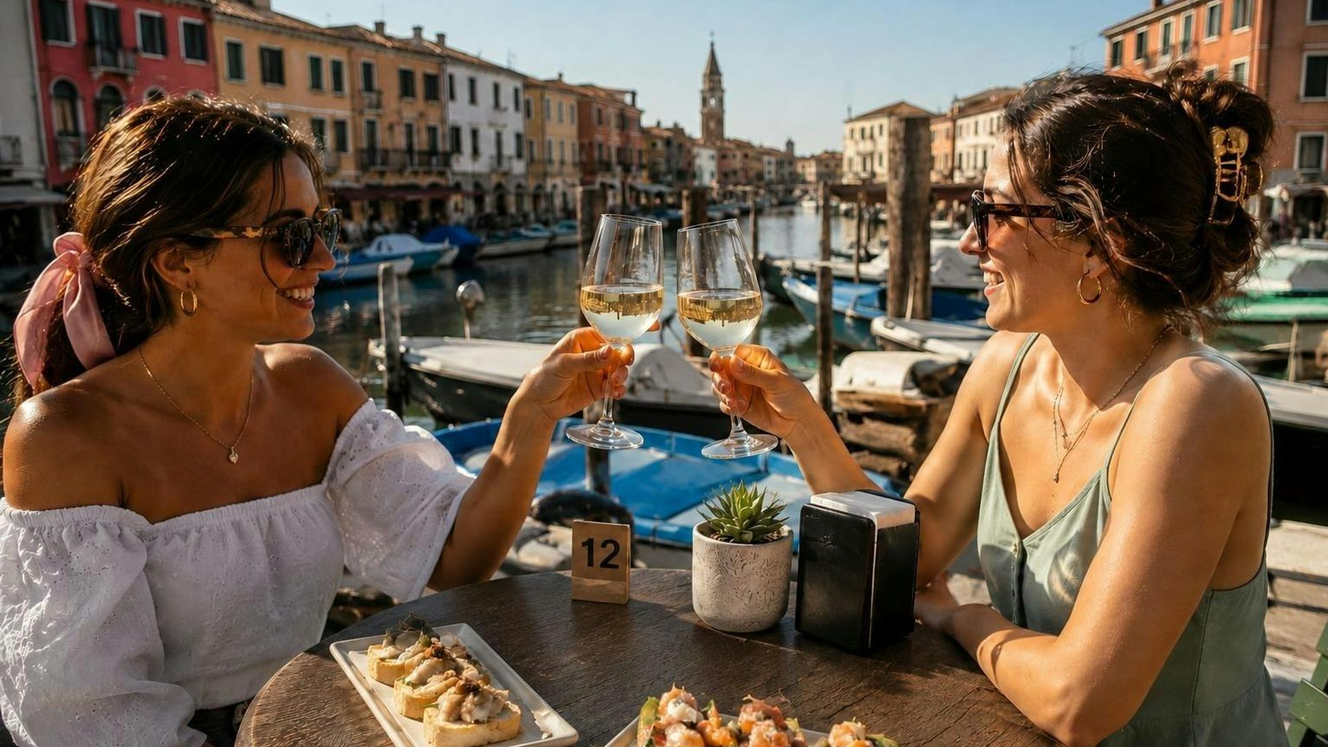 Private wine tasting with food pairing in Chioggia