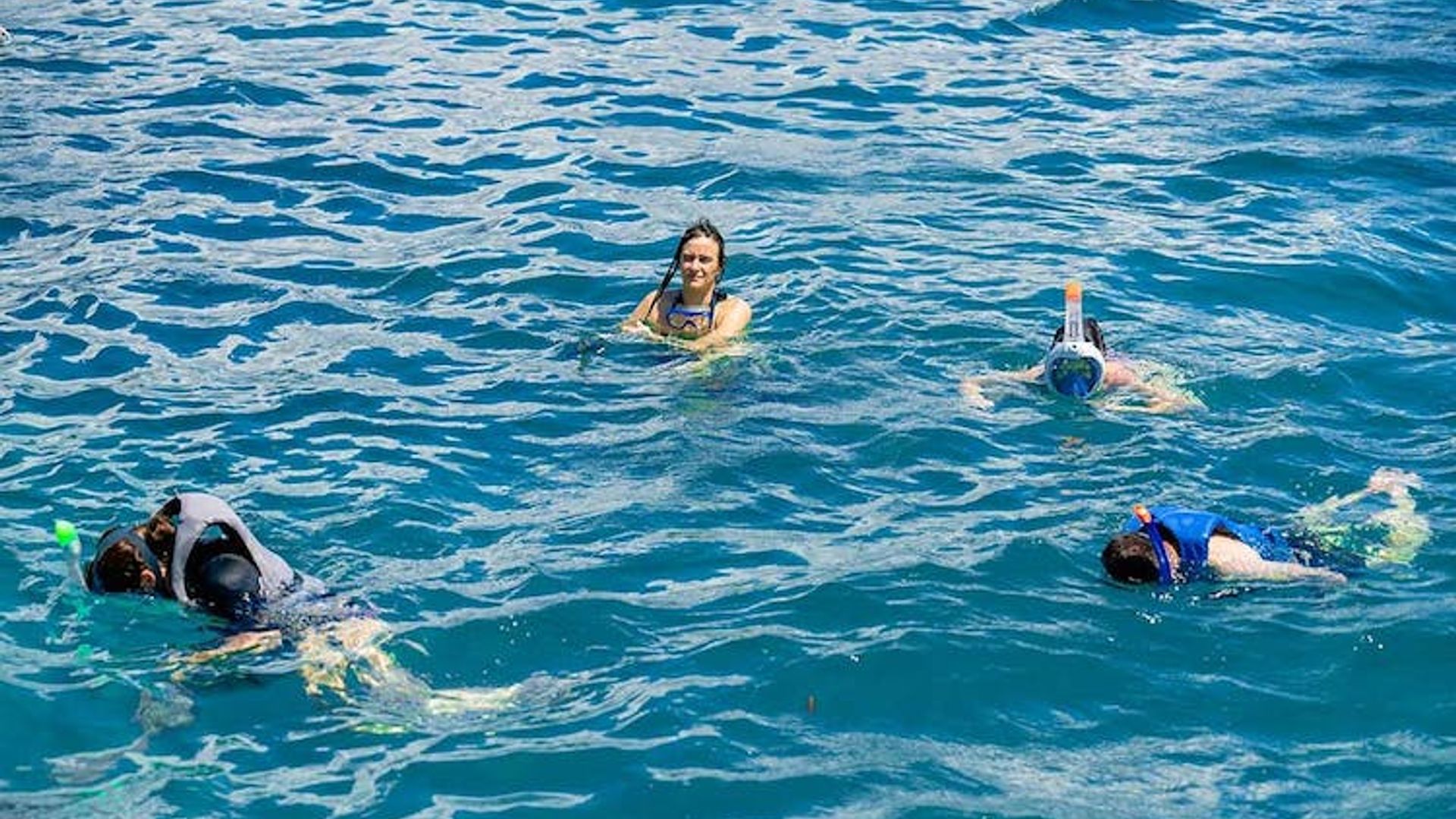 St. Anne Marine Park on Odezir catamaran from Mahé