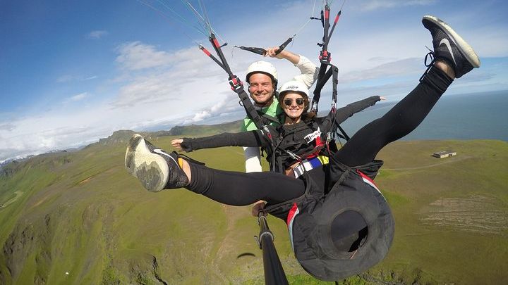 Tandem Paragliding Flights from Vik