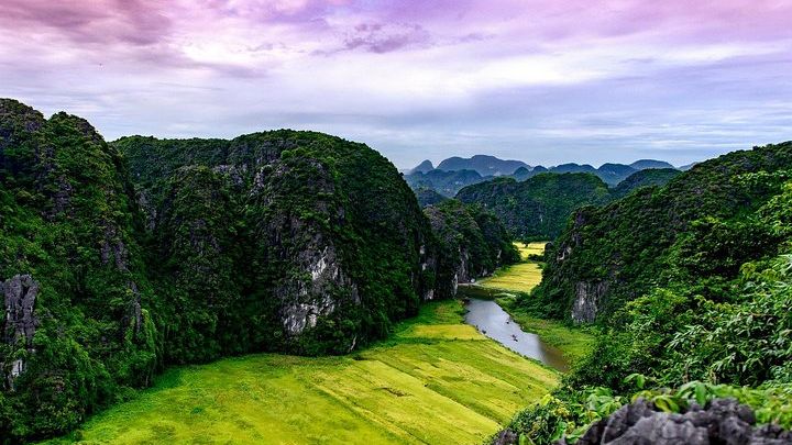 Small-Group Day Tour with Cycling and Swimming, Ninh Binh Area