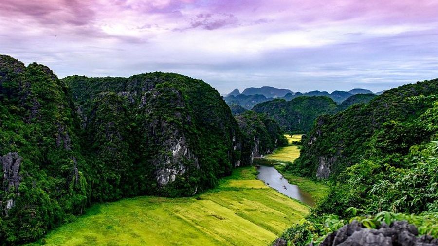 Small-Group Day Tour with Cycling and Swimming, Ninh Binh Area