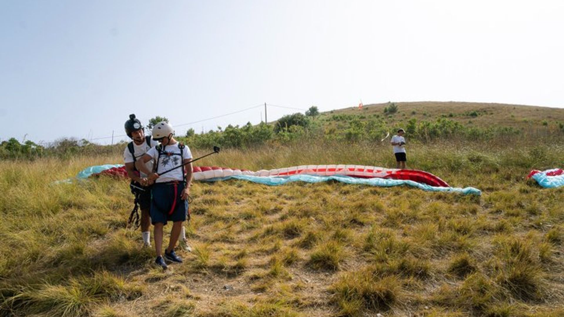 Palermo : Vuelo en Parapente en Grupo Pequeño Guiado