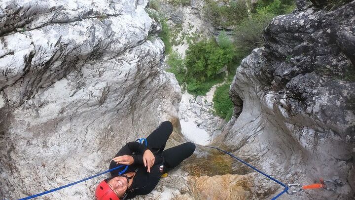 Soca Valley Canyoning Adventure from Tolmin