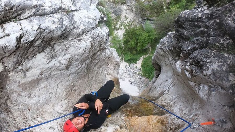 Soca Valley Canyoning Adventure from Tolmin
