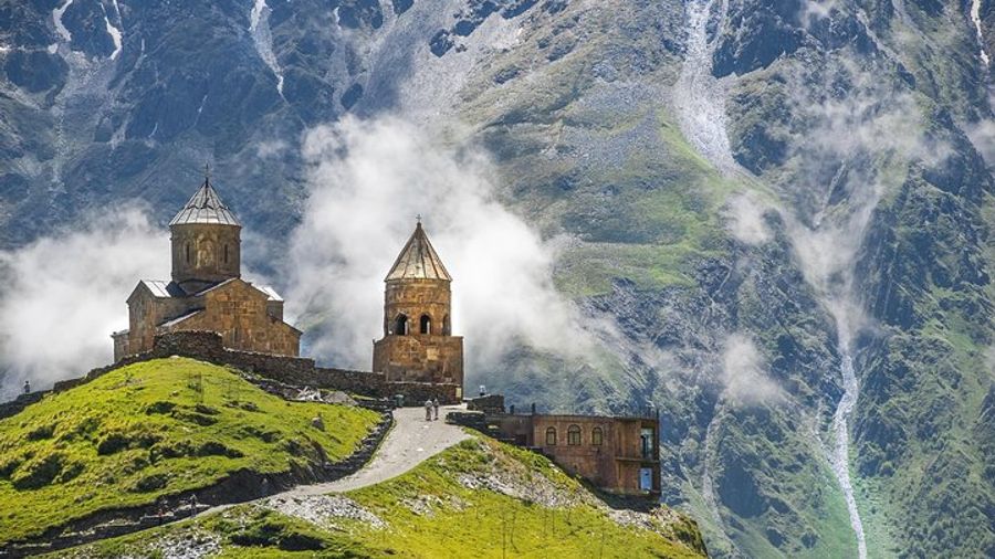 Mount Kazbegi Views and Ski Resort Tour in Georgia
