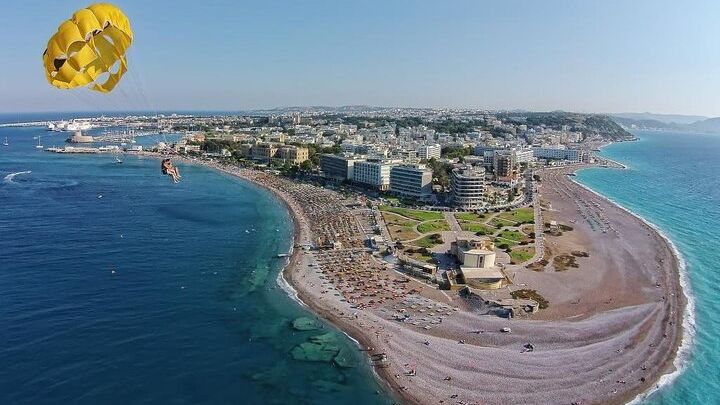 Private Parasailing at Rhodes Elli Beach
