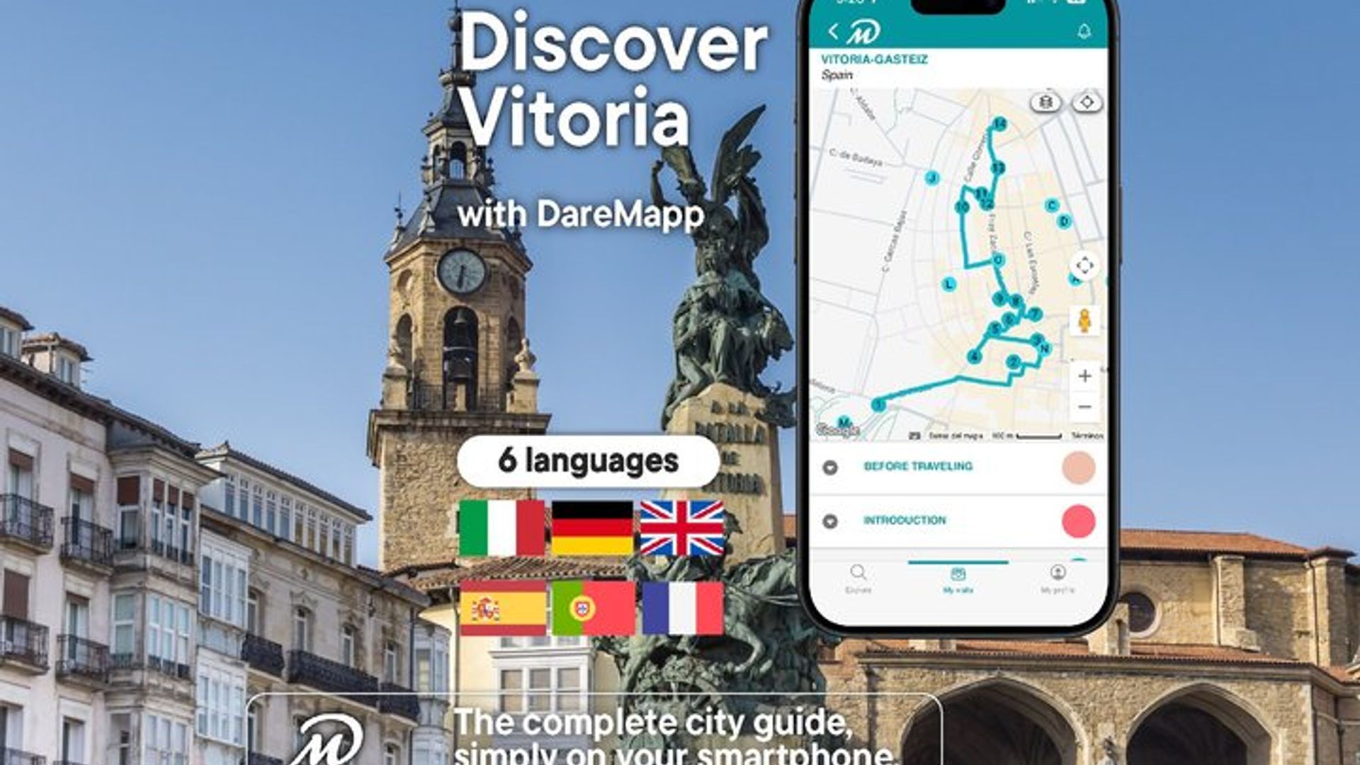TOP Vitoria-Gasteiz : Private Guided Tour with your mobile