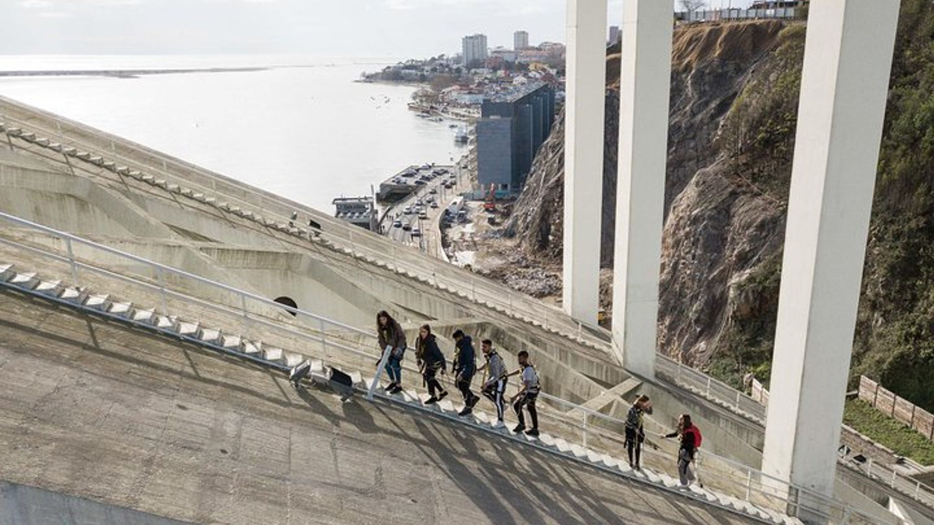 Escalada na Ponte do Porto