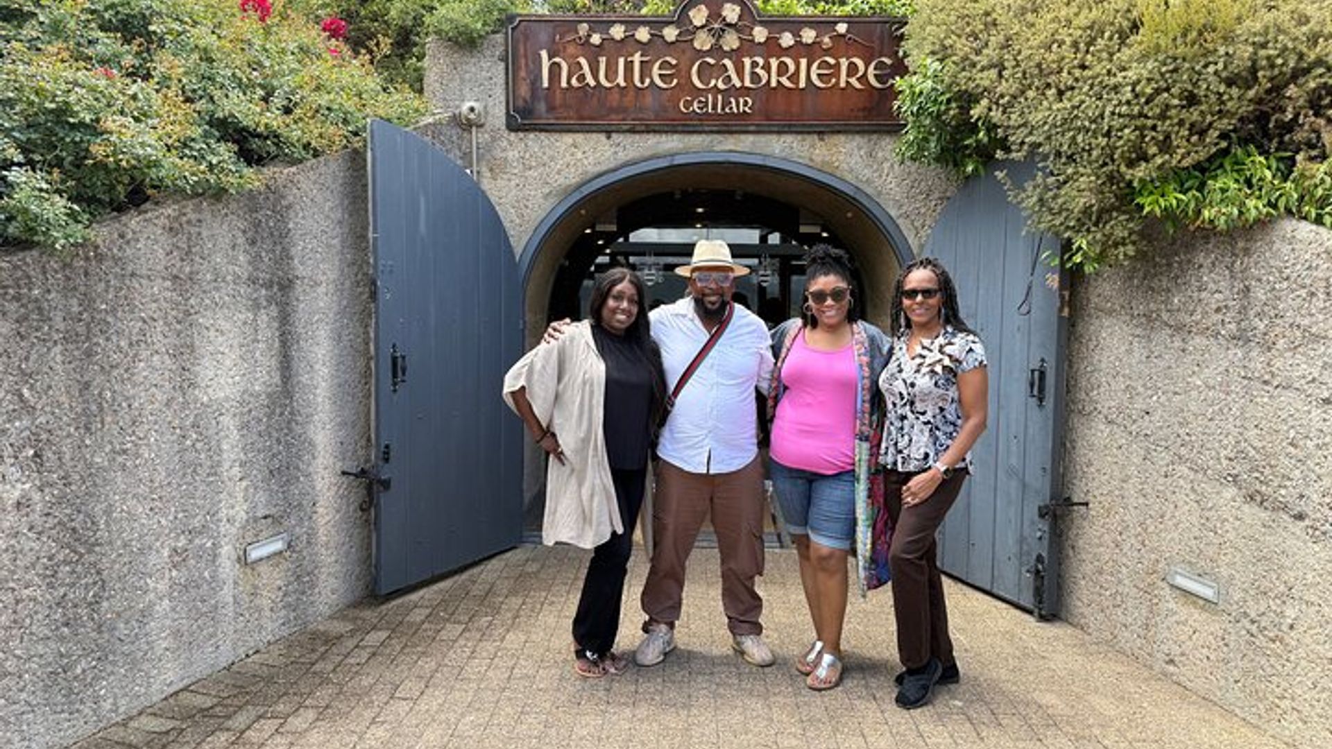 Hop-on-Hop-off-Tour durch Franschhoek mit der Weinstraßenbahn