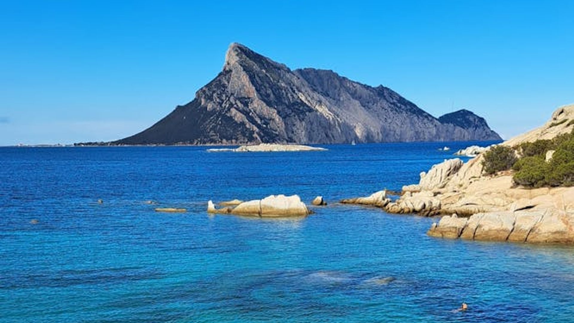 Five islands of Tavolara Marine Protected Area from San Teodoro
