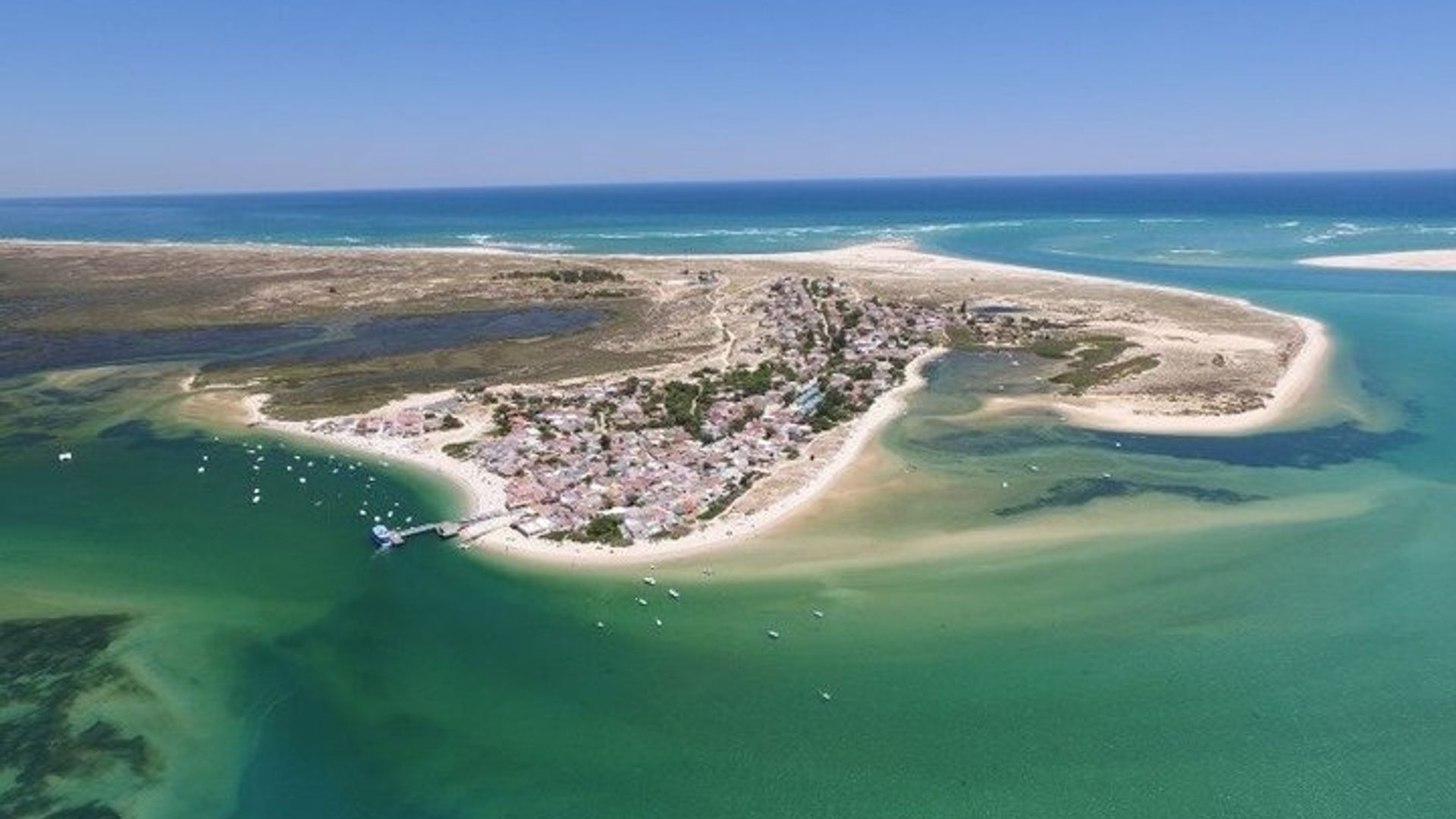 Excursión en barco al Parque Natural de Ria Formosa y tres islas