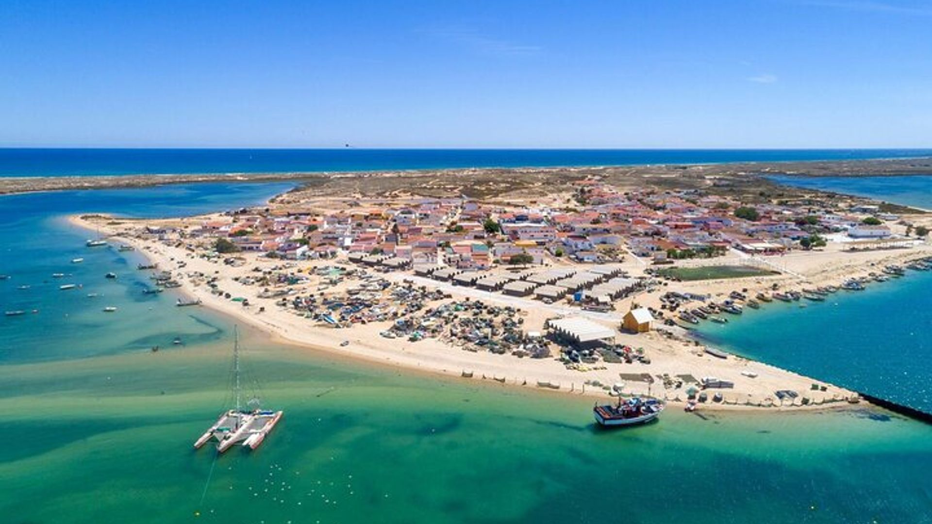 Excursión en barco al Parque Natural de Ria Formosa y tres islas