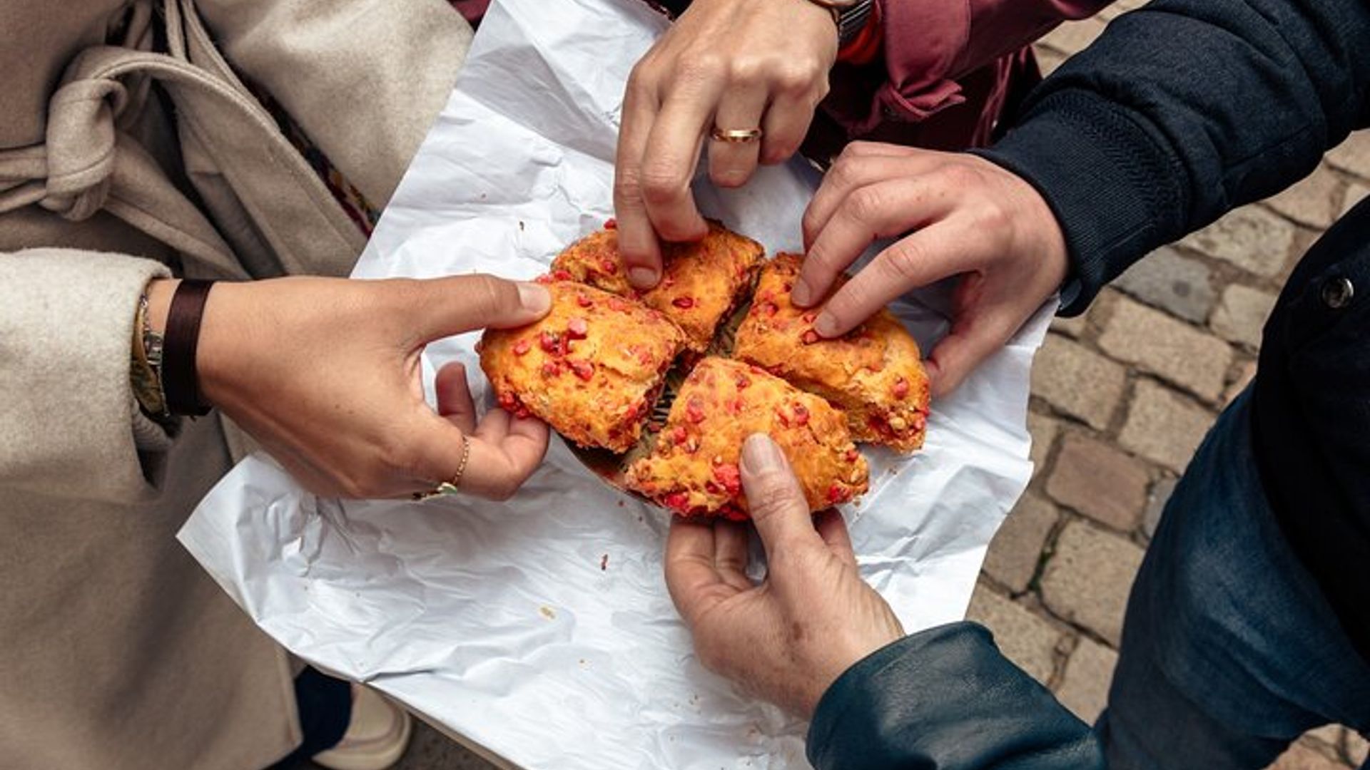 Lyon Altstadt Essen Verkostung Spaziergang mit Mittagessen