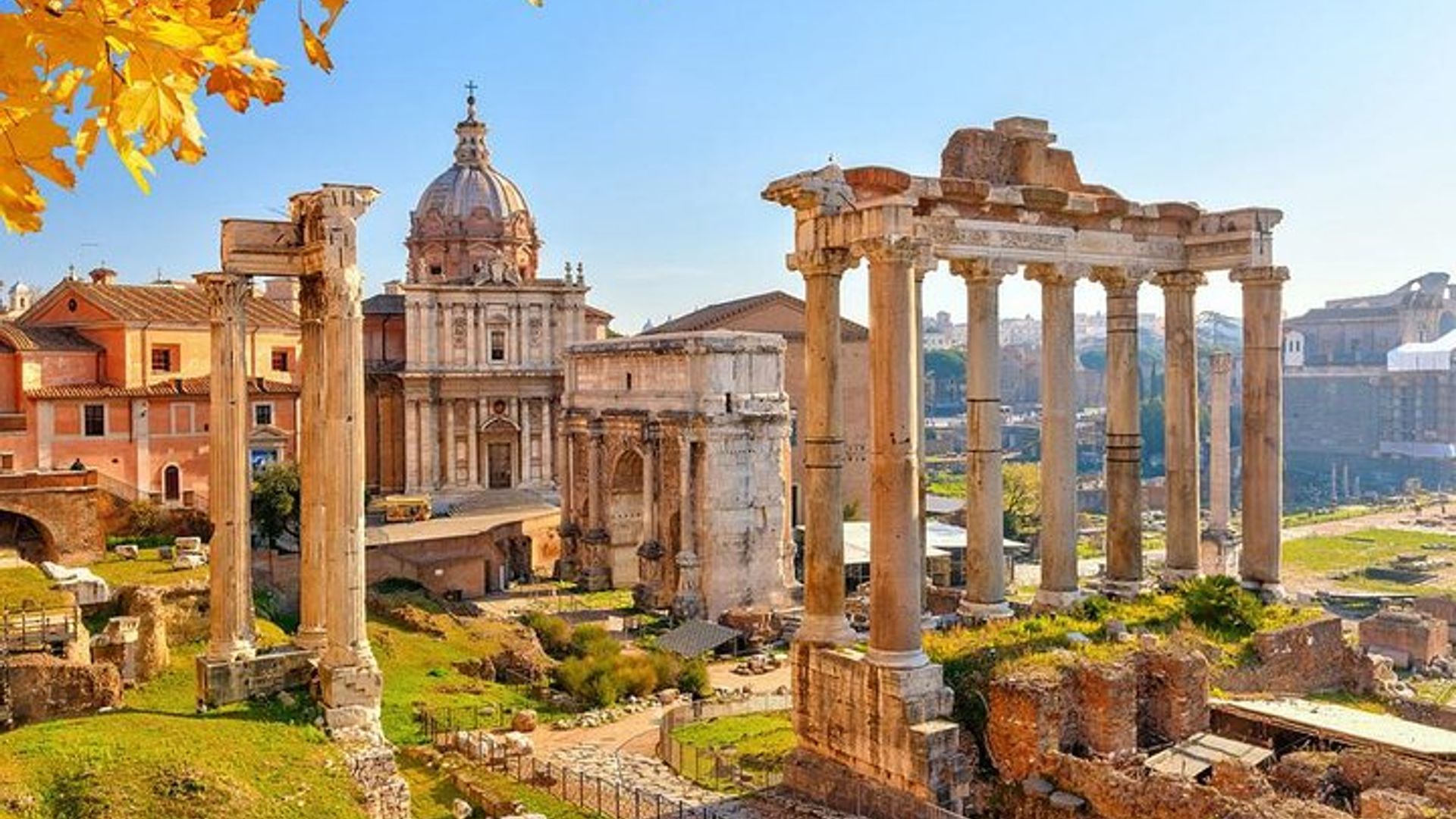 Visite guidée en groupe du Colisée, du Forum romain et du mont Palatin à Rome
