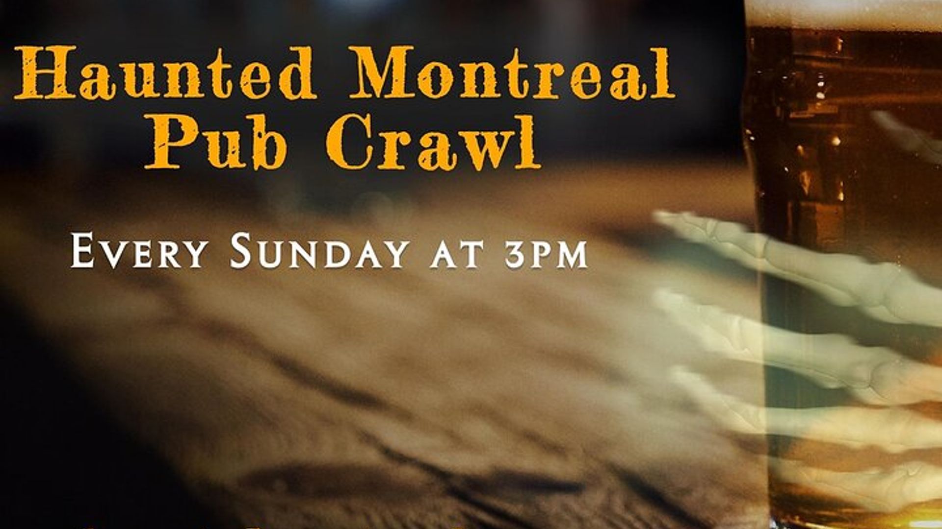 Montreal Haunted Pub Crawl