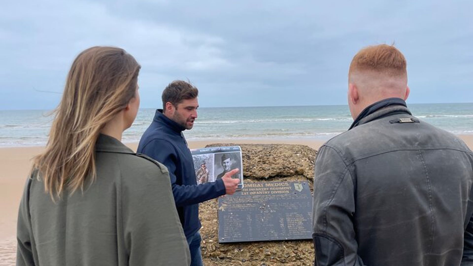 Geführte Tour von Utah Beach nach Omaha Beach mit Jeep-Eintauchen
