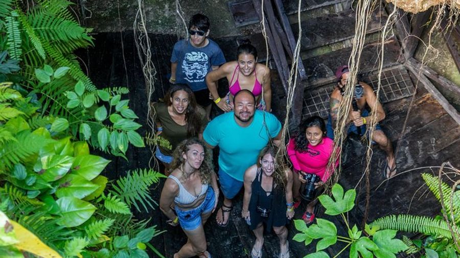 Playa del Carmen Private Snorkeling, Cenote and Zipline Tour