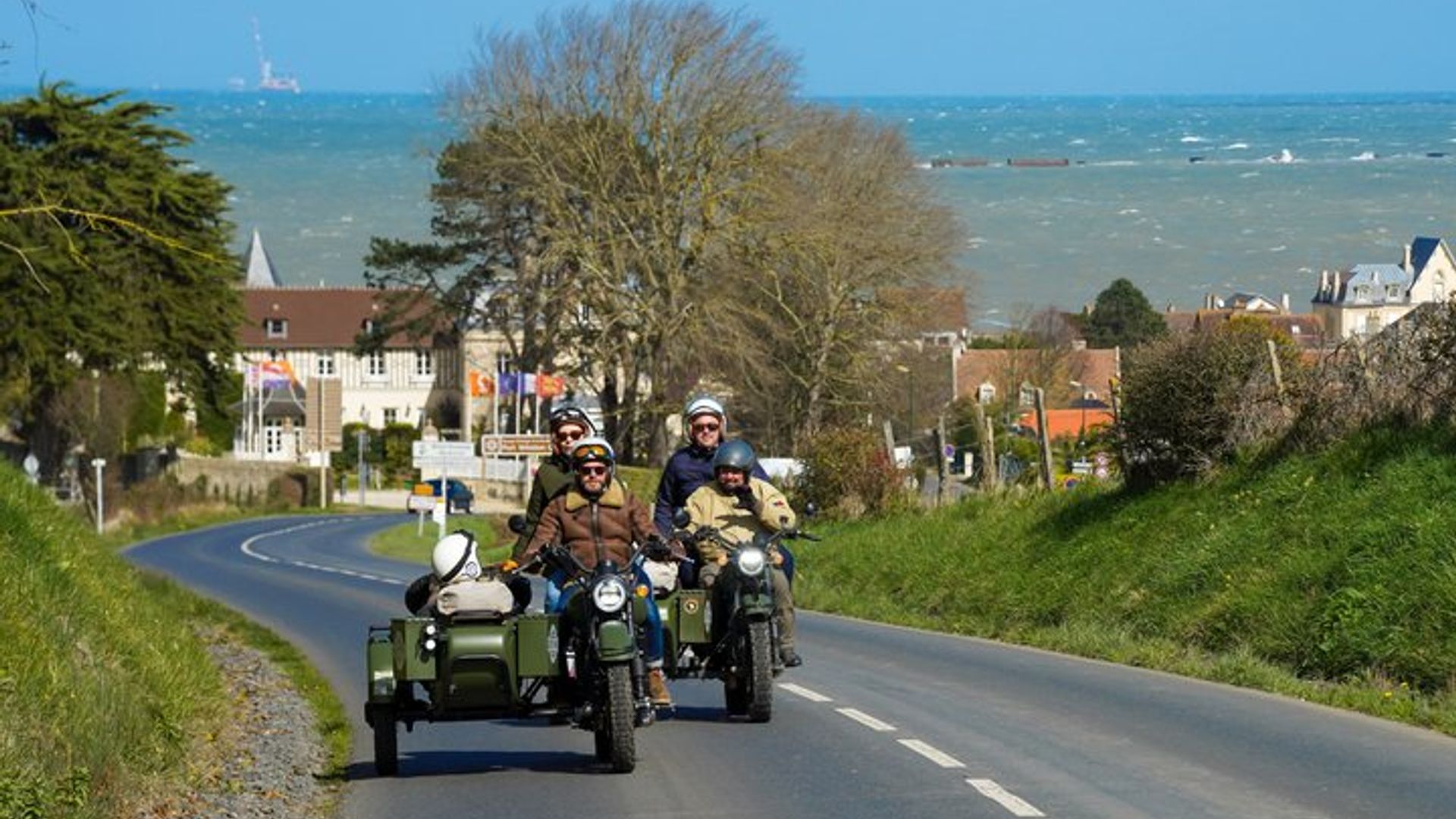 Private Beiwagen-Tour zu den Landungsstränden des D-Day