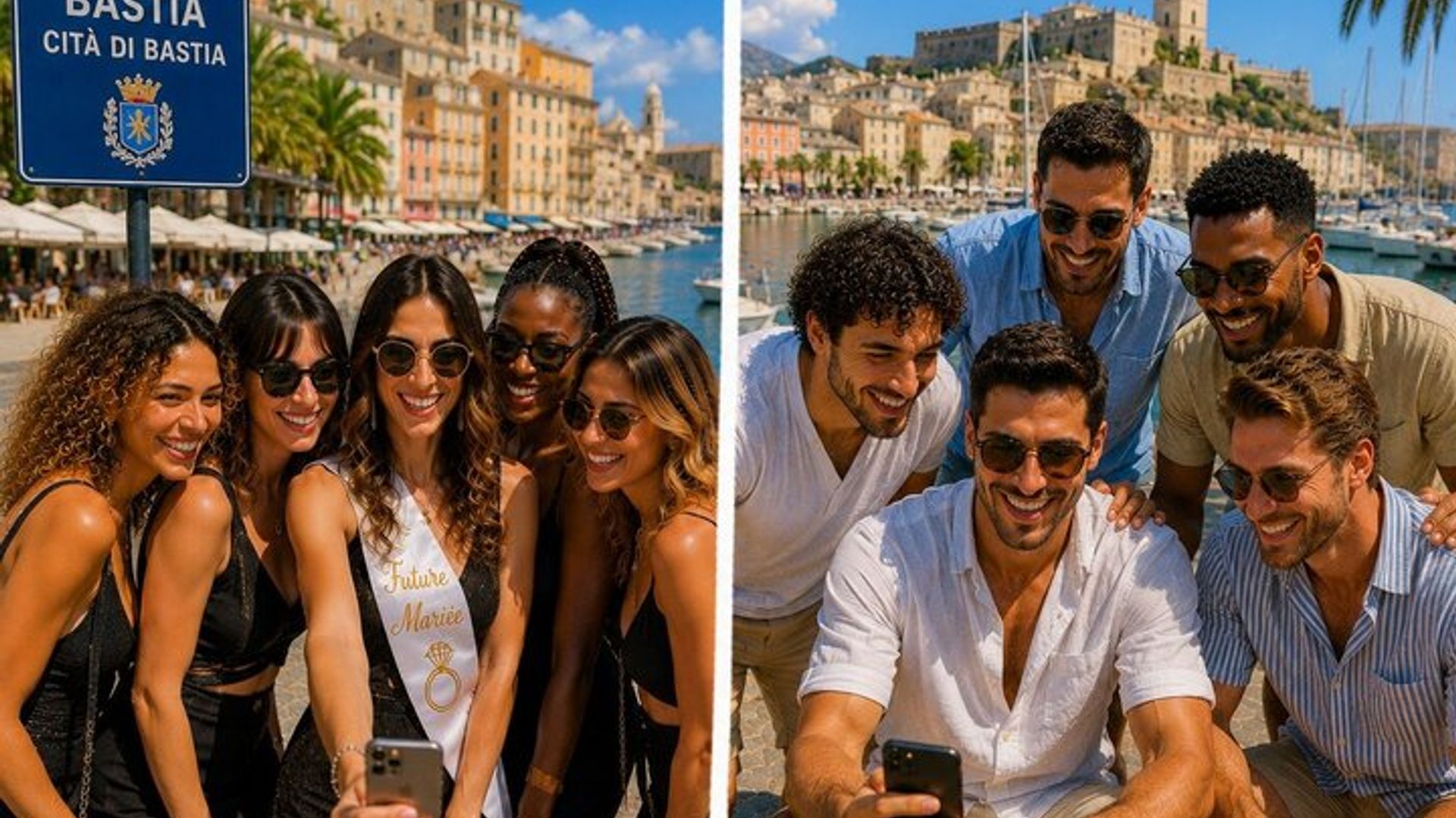 Bastia Sfide EVG EVJF Sfida in città team