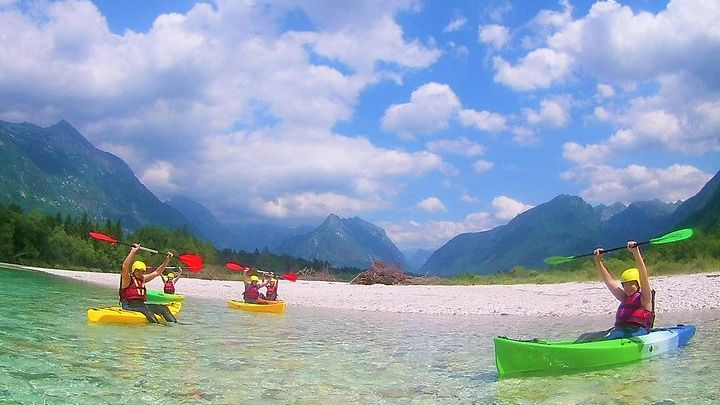 Soča River's Emerald Waters Kayak Adventure with Guide