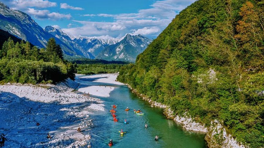 Soča Valley Sit-On-Top Kayak Small-Group Excursion