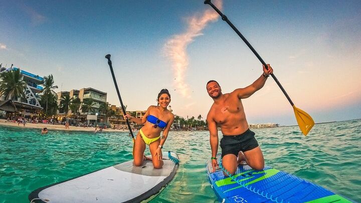 Playa del Carmen Guided Guided Paddleboard Tour