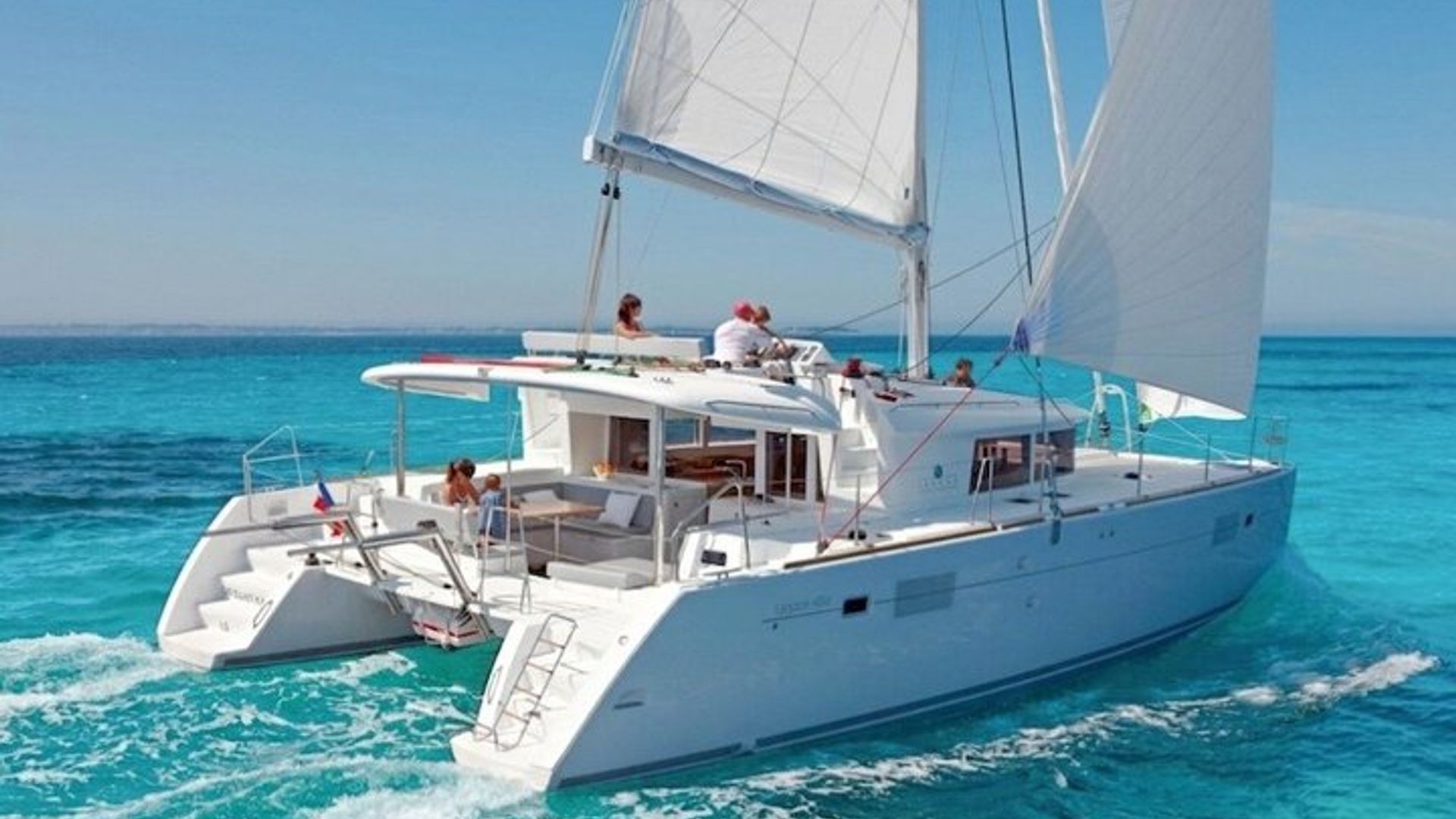 Une journée complète en catamaran Maddalena, avec déjeuner