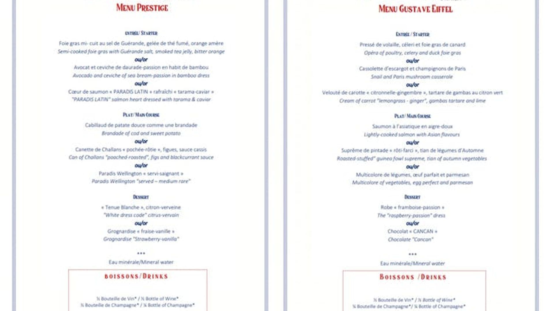 Paradis Latin show with optional dinner