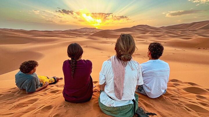 Desert and Atlas Mountains 4-Day Private Tour from Marrakech