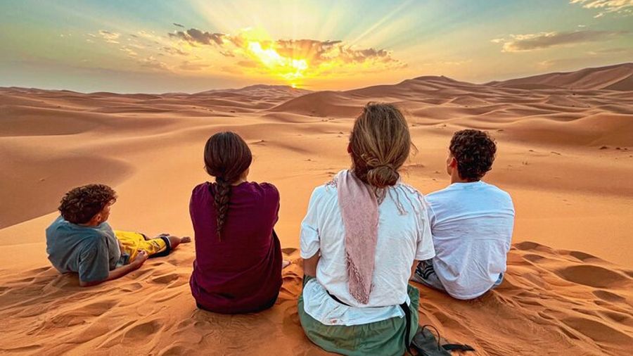 Desert and Atlas Mountains 4-Day Private Tour from Marrakech