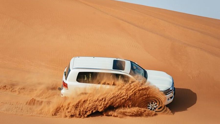 Dubai: Jeep Desert Safari, Camel Riding, ATV and Sandboarding