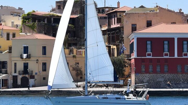 Chania Sailing Cruise, Swim, Snorkel, Lighthouse & Harbor Tour