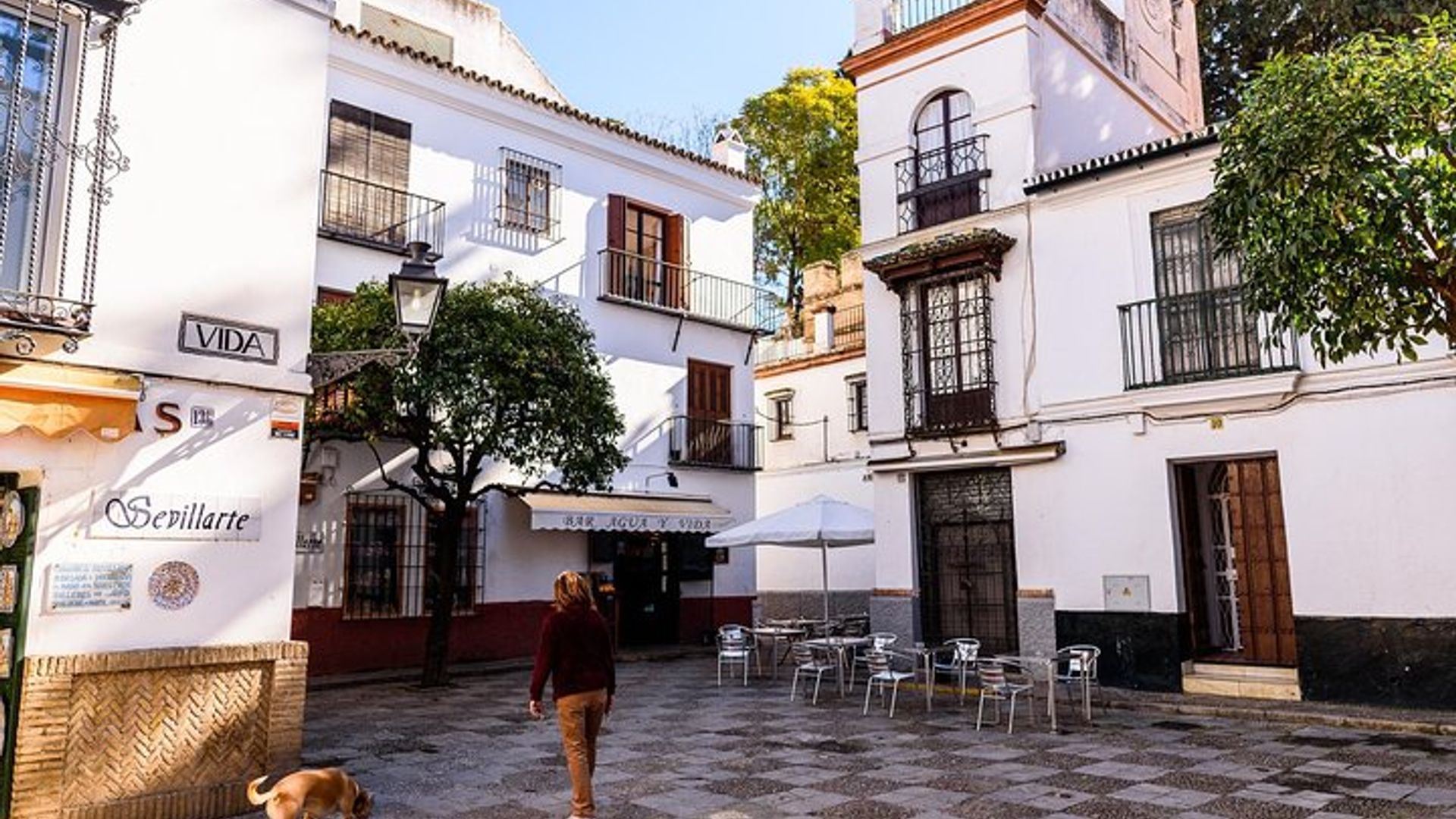 Walking tour through the old Jewish quarter of Santa Cruz.