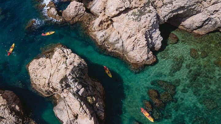 Barcelona: Tossa de Mar Kayak and Snorkel Tour