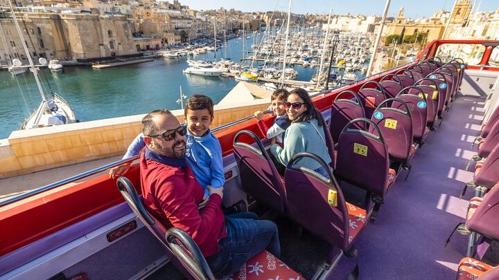 Malta 24-Hour Hop-on-Hop-Off Pass